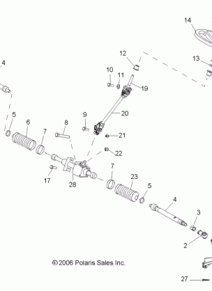 STEERING STEERING ASM. - R08RB50AA (49RGRSTEERING07500)