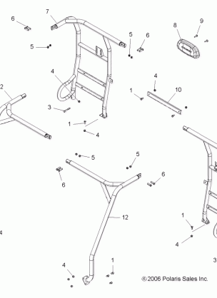 BODY CAB FRAME - R08RB50AA (4999203249920324A03)