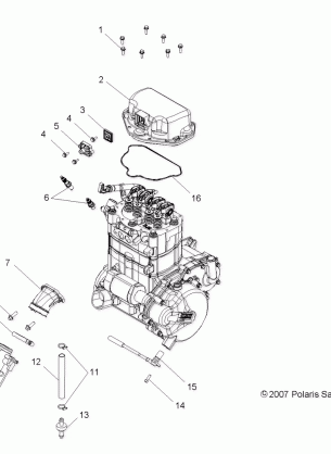 ENGINE THROTTLE BODY MOUNTING - R08RF68AD / AF / AZ (49RGRTHROTTLEBODY086X6)