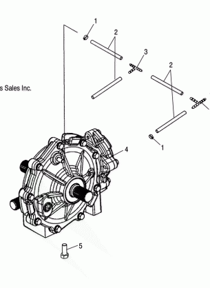 DRIVE TRAIN MID GEARCASE MOUNTING - R08RF68AD / AF / AZ (4999202259920225B10)