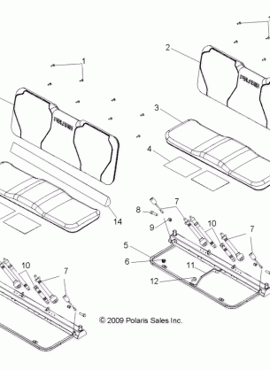 BODY SEAT and BASE - R08WH68AG / AH / AK / AR (49RGRSEAT08CREW)