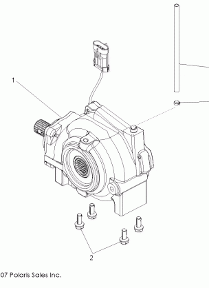 GEARCASE FRONT - R08VH76AD / AG (49RGRGEARCASEMTG08VISTA)