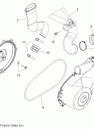 CLUTCH COVER and DUCTING - R08VH76AD / AG (49RGRCLUTCHCVR08VISTA)