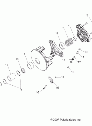 CLUTCH DRIVE - R08VH76AD / AG (49RGRCLUTCHDRV08VISTA)