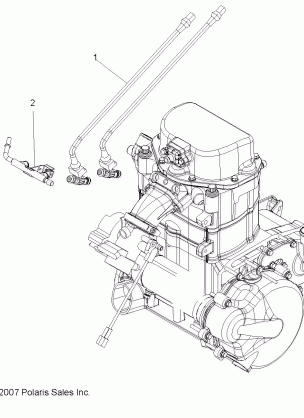 ENGINE FUEL INJECTOR - R08VH76AD / AG (49ATVFUELINJECT08VISTA)