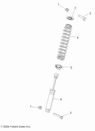 SHOCK REAR - R08VH76AD / AG (49RGRSHOCKMTGRR08VISTA)