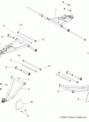 SUSPENSION FRONT - R08VH76AD / AG (49RGRSUSPFRT08VISTA)