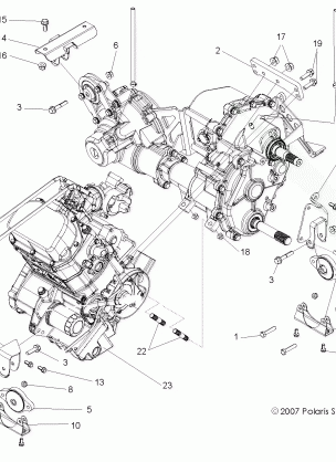 ENGINE / TRANSMISSION MOUNTING - R08VH76AD / AG (49RGRENGINEMTG08VISTA)