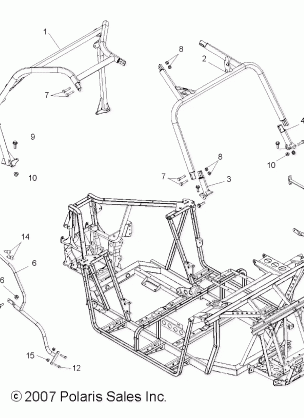 FRAME CAB - R08VH76AD / AG (49ATVCAB08VISTA)