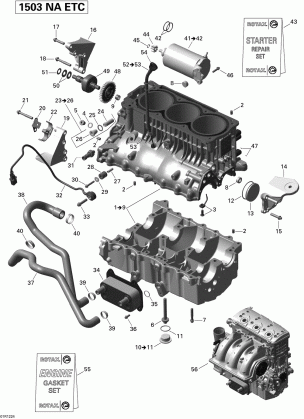 01- Engine Block 3_Sea-Doo Boats