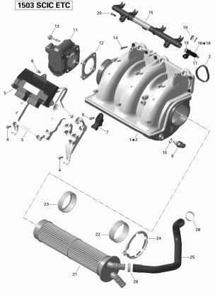 02- Air Intake Manifold And Throttle Body 2_Sea-Doo Boats