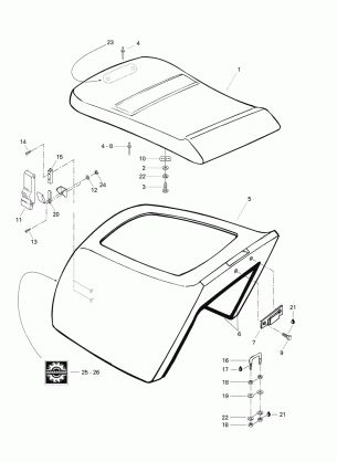 09- Engine Cover And Seat