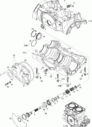 01- Crankcase And Rotary Valve