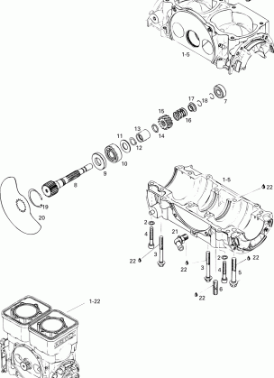 01- Crankcase And Rotary Valve