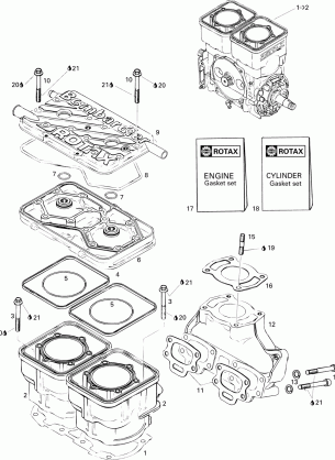 01- Cylinder And Exhaust Manifold