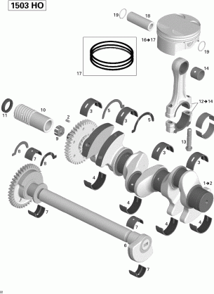 01- Crankshaft Pistons And Balance Shaft