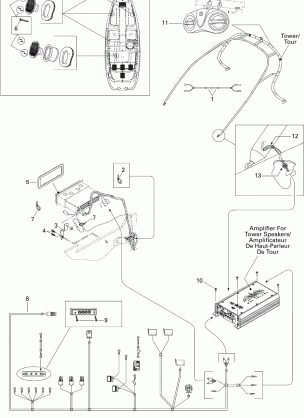 10- Amplifier And Tower Speakers