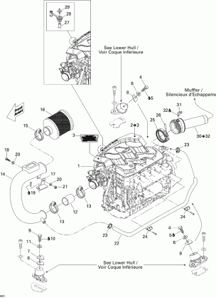 01- Engine And Air Intake Silencer