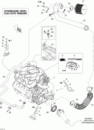 01- Engine And Air Intake Silencer