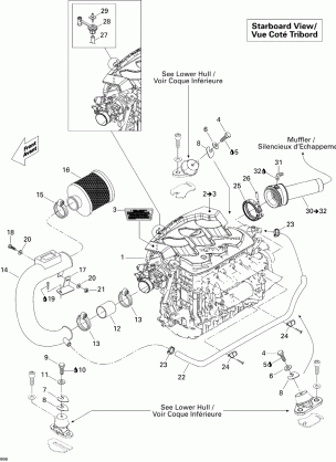 01- Engine And Air Intake Silencer