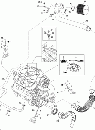 01- Engine And Air Intake Silencer Edition 1