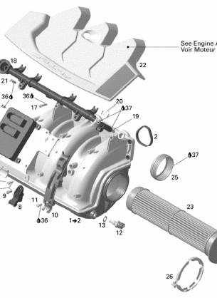 02- Air Intake Manifold Sport Boats