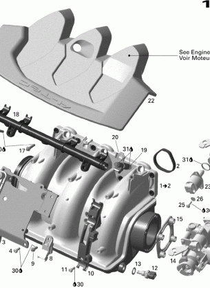 02- Air Intake Manifold Sport Boats