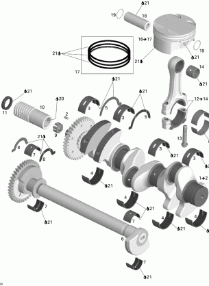 01- Crankshaft Pistons And Balance Shaft