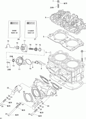 01- Cylinder And Exhaust Manifold