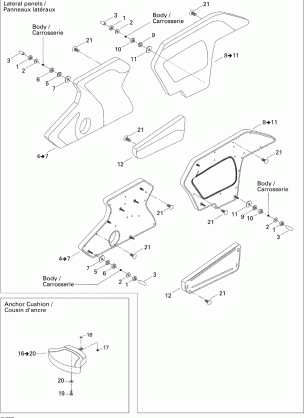 09- Lateral Panel And Anchor Cushion