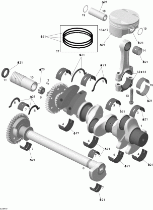 01- Crankshaft Pistons And Balance Shaft