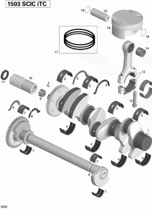 01- Crankshaft Pistons and Balance Shaft - 215