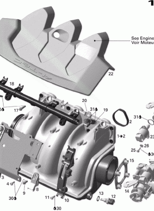 02- Air Intake Manifold Sea-doo