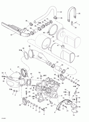 01- Engine Support And Muffler