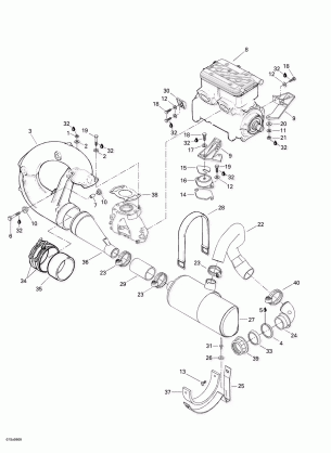 01- Engine Support And Muffler