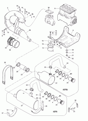 01- Engine Support And Muffler