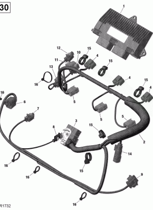 10- Engine Harness And Electronic Module - 230