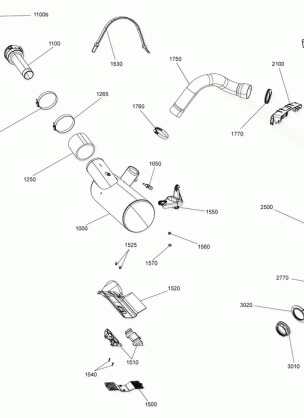 01- Exhaust System - Model without Suspension