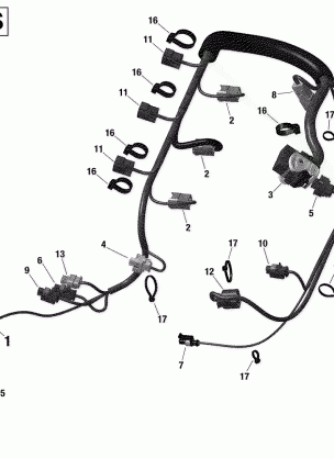 10- Engine Harness - 155 Model With Suspension