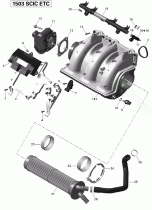 02- Air Intake Manifold And Throttle Body 1_Sea-Doo