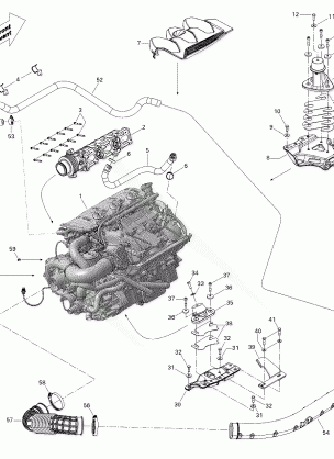 01- Engine And Air Intake Silencer