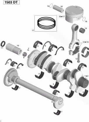 01- Crankshaft Pistons And Balance Shaft