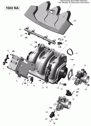 02- Air Intake Manifold And Throttle Body V1