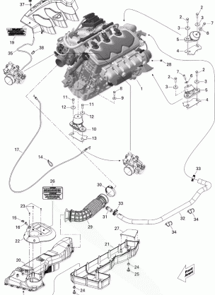 01- Engine And Air Intake Silencer