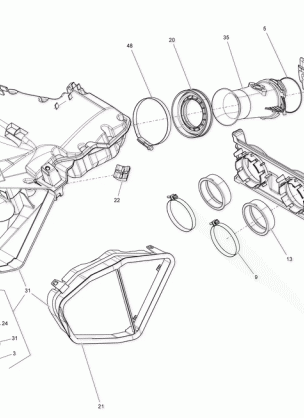 02- Air Intake System - 600 CARB