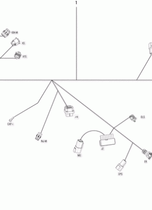 10- Electrical Harness - 600HO ETEC Except Package Enduro