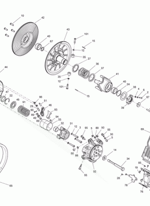 05- Pulley System - 600 CARB