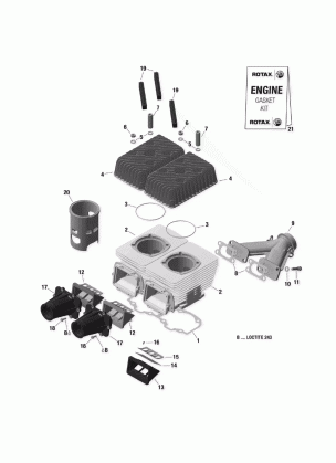 01- Cylinder And Cylinder Head - 550F