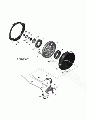 04- Rewind Starter And Oil Pump - 550F