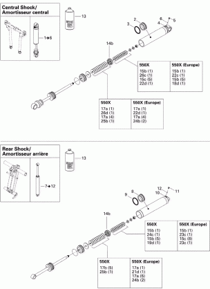 08- Take Apart Shock Rear 550X